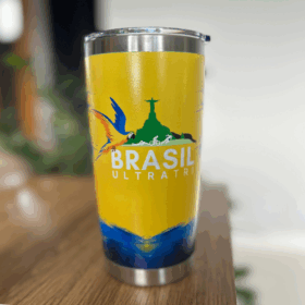 Copo Térmico Brasil Ultra Tri - Amarelo